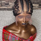 Awele Crisscross Stitch cornrows all back braided wig